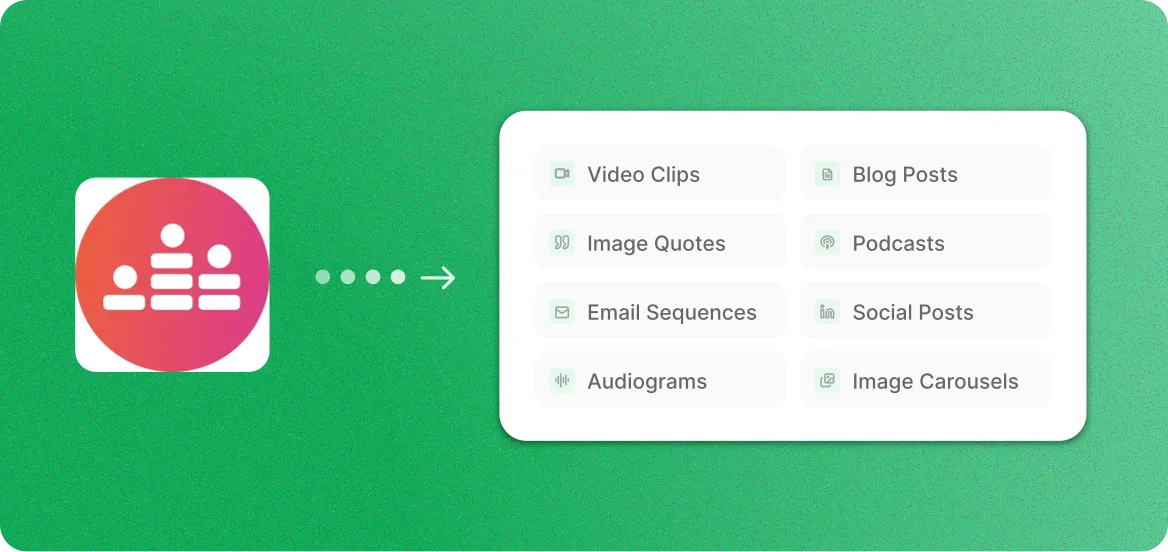 Crowdcast to content types
