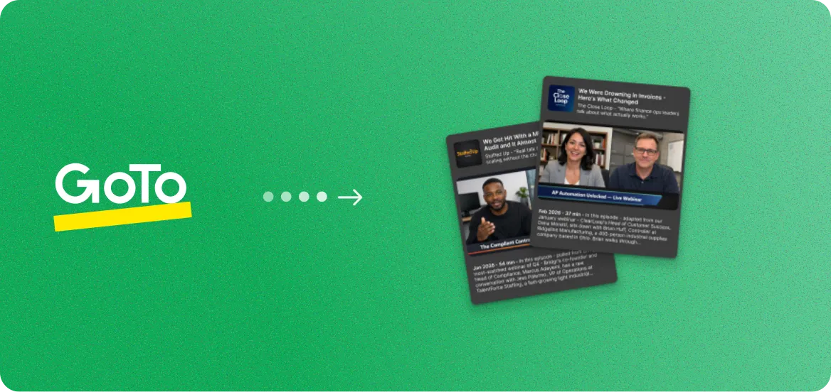 GoToWebinar to Podcasts