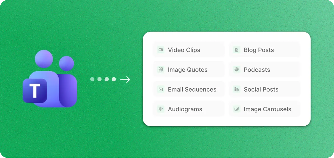 Microsoft Teams to content types