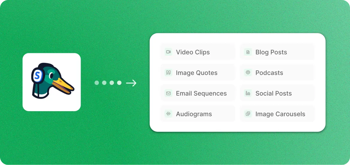 StreamYard to content types