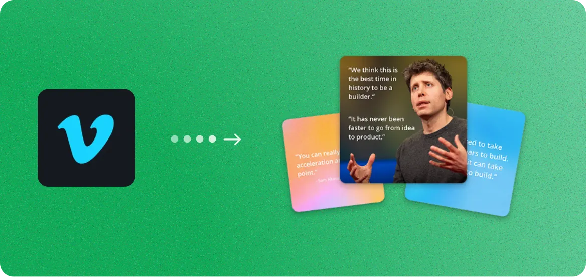 Vimeo to Image Quotes