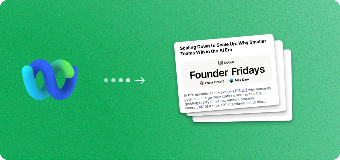 Webex to Blog Posts