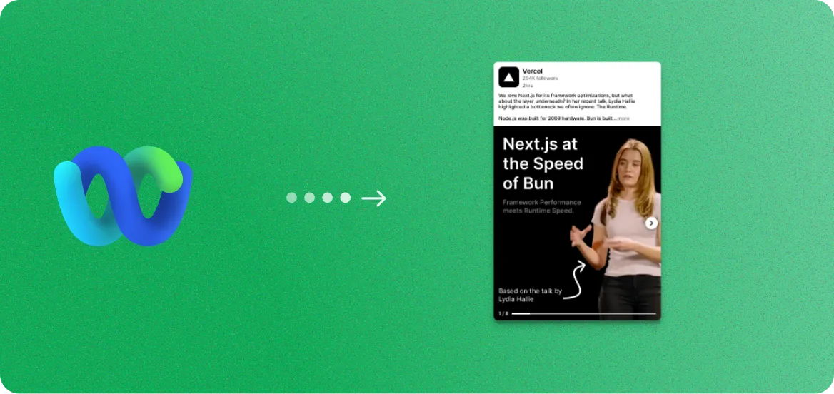 Webex to Image Carousels