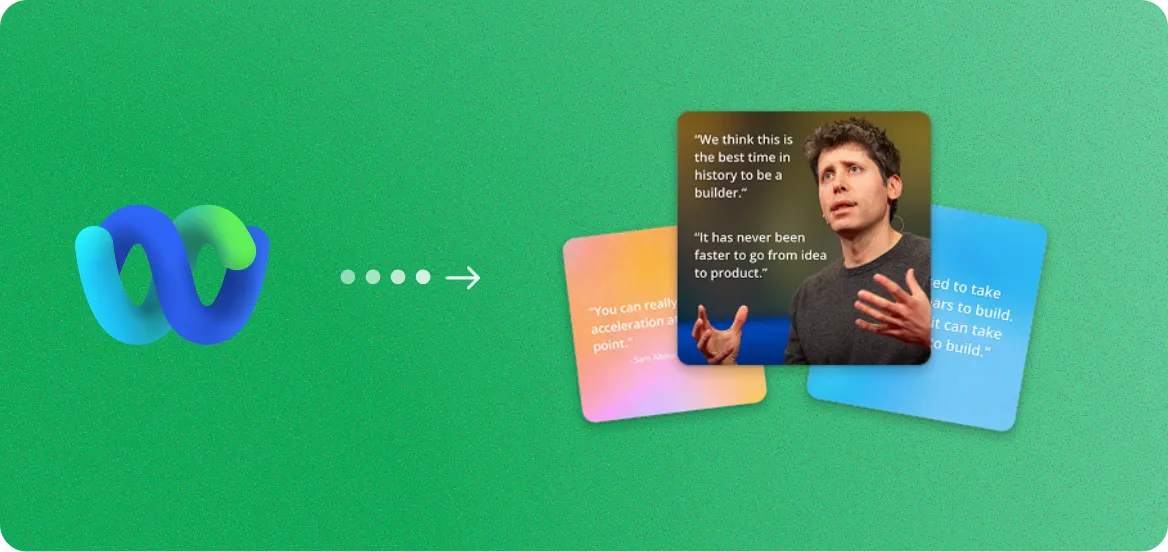Webex to Image Quotes