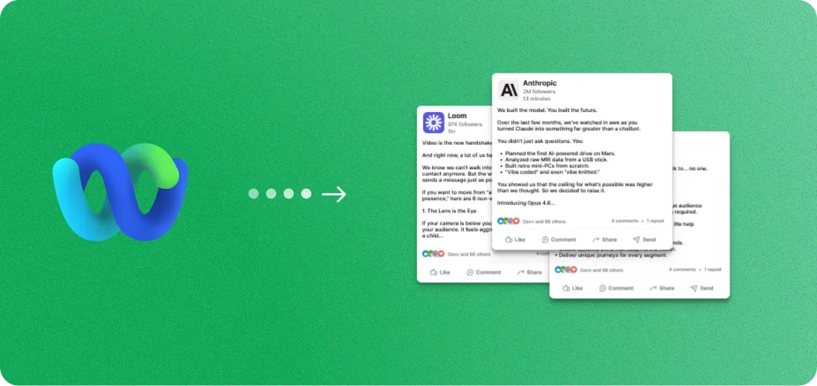 Webex to Social Posts
