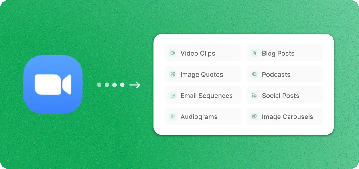 Zoom to content types